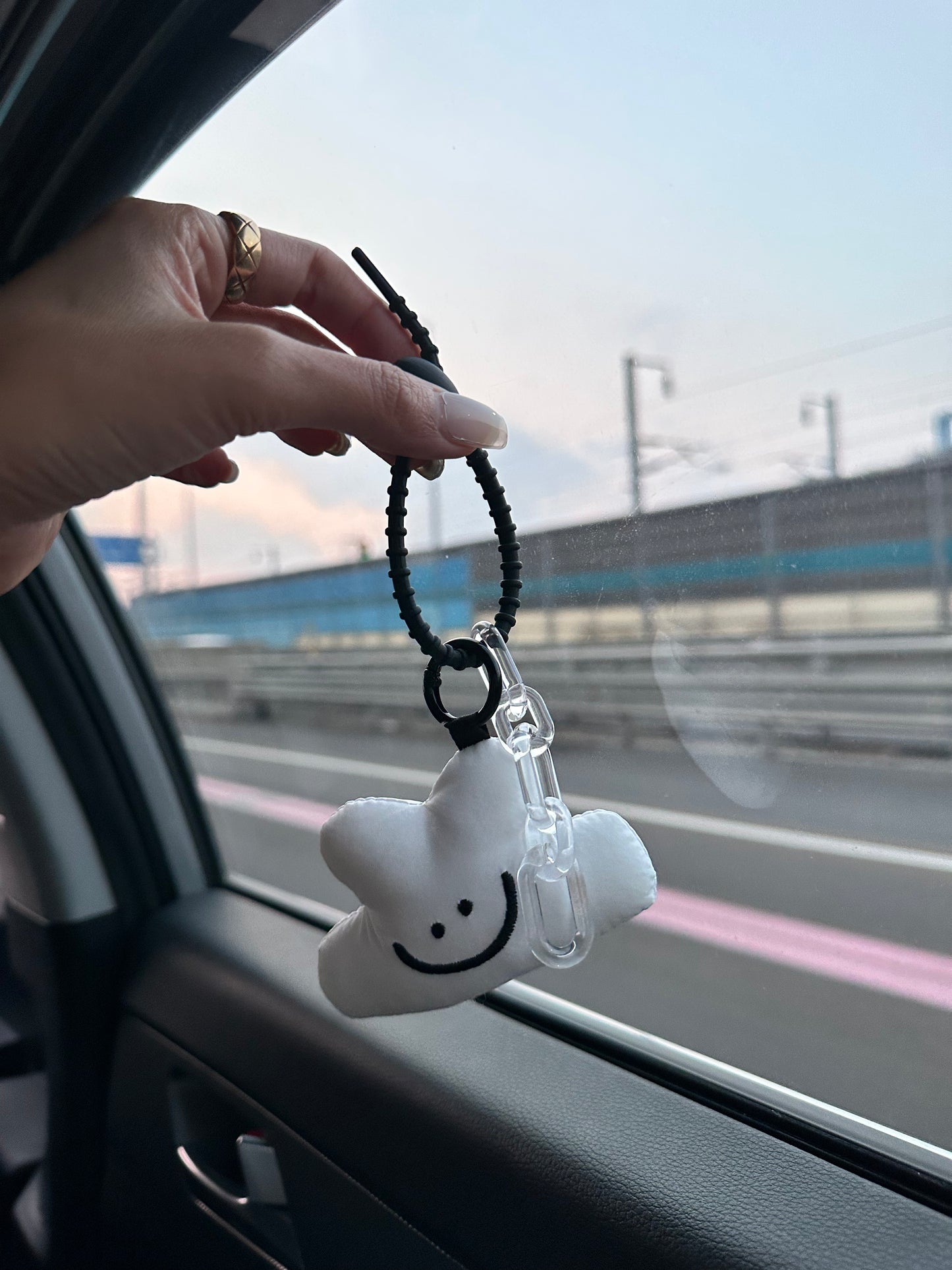 雲朵smile鎖匙扣