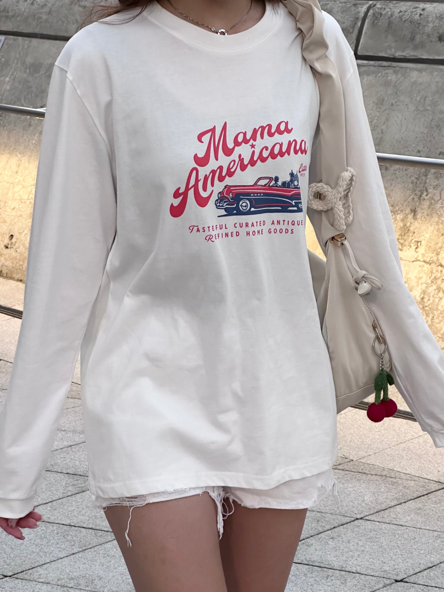 Mama Amerciana Oversized Tee